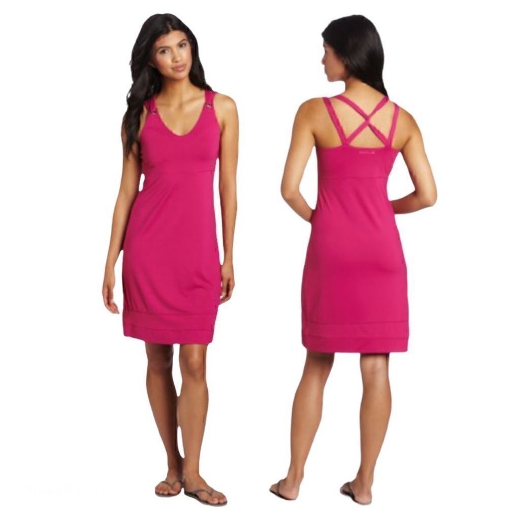 Merrell Lily Pink Athletic Sport Tank Dress UPF 50| SZ S